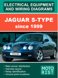 Jaguar S-Type c 1999 года, электросхемы в электронном виде (на английском языке)