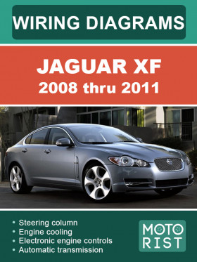 Электросхемы Jaguar XF с 2008 по 2011 год в формате PDF (на английском языке)