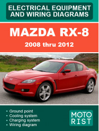 Mazda RX-8 с 2008 по 2012 год, электросхемы в электронном виде (на английском языке)