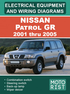 Электрооборудование и электросхемы Nissan Patrol GR с 2001 по 2005 год в формате PDF (на английском языке) Электрооборудование и электросхемы Nissan Patrol GR с 2001 по 2005 год в формате PDF (на английском языке)