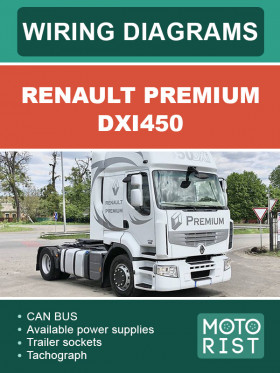 Кольорові електросхеми Renault Premium DXI450 у форматі PDF (англійською мовою)