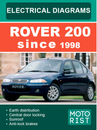 Rover 200 з 1998 року, електросхеми у форматі PDF (російською мовою)