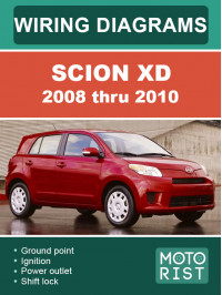 Scion XD з 2008 по 2010 рік, електрообладнання та електросхеми у форматі PDF (англійською мовою)