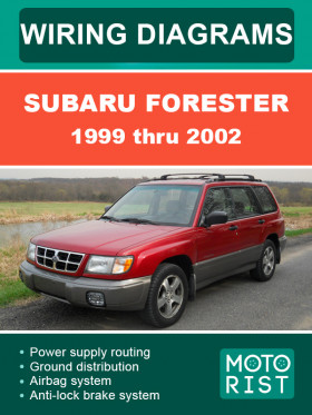 Электросхемы Subaru Forester c 1999 по 2002 год в формате PDF (на английском языке)