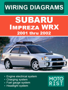 Subaru Impreza WRX 2001 thru 2002, wiring diagrams