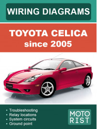 Toyota Celica з 2005 року, електросхеми у форматі PDF (англійською мовою)