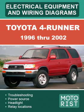 Toyota 4-Runner 1996 thru 2002, color wiring diagrams