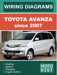 Toyota Avanza c 2007 року, електросхеми у форматі PDF (англійською мовою)