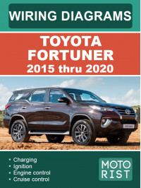 Toyota Fortuner с 2015 по 2020 год, электросхемы в электронном виде (на английском языке)