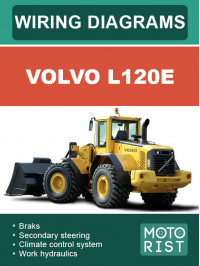 Volvo L120E, електросхеми навантажувача у форматі PDF (англійською мовою)