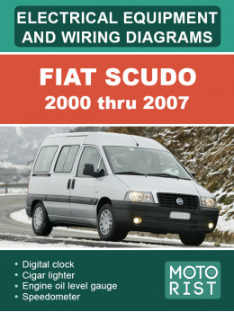 Fiat Scudo с 2000 по 2007 год, электрооборудование и электросхемы в электронном виде (на английском языке)