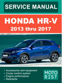 Honda HR-V 2013 thru 2017, service e-manual