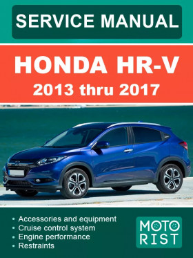 Honda HR-V 2013 thru 2017, repair e-manual