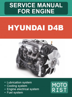 Книга по ремонту двигателей Hyundai D4B в формате PDF (на английском языке)