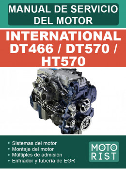 Manual electrónico de servicio del motor International DT466 / DT570 / HT570
