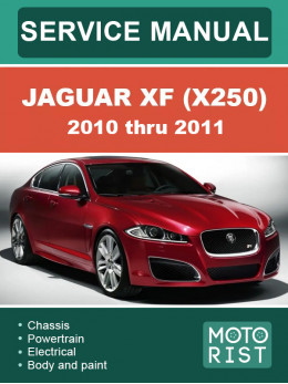 Jaguar XF (X250) с 2010 по 2011 год, руководство по ремонту в электронном виде  (на английском языке)