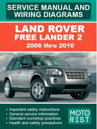 Land Rover Free Lander 2 2006 thru 2010, service e-manual