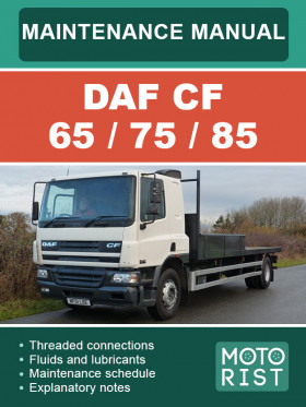 Maintenance manual DAF CF 65 / 75 / 85 in electronic form
