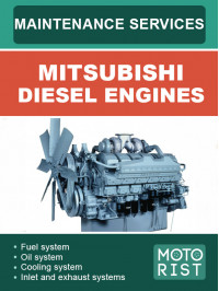 Дизельні двигуни Mitsubishi, технічне обслуговування у форматі PDF (англійською мовою)