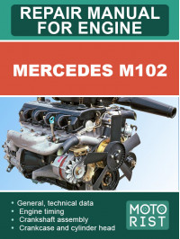 Двигатель Mercedes M102, руководство по ремонту в электронном виде (на английском языке)