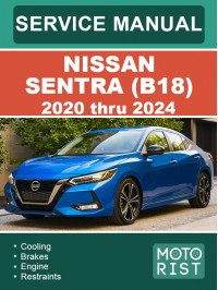 Nissan Sentra (B18) с 2020 по 2024 год, руководство по ремонту и эксплуатации в электронном виде (на английском языке)