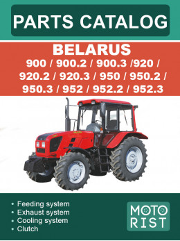 Belarus MTZ 900 / 920 / 950 / 952 tractor, parts catalog e-manual