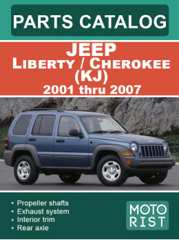 Jeep Liberty / Jeep Cherokee (KJ) с 2001 по 2007 год, каталог деталей в электронном виде (на английском языке)