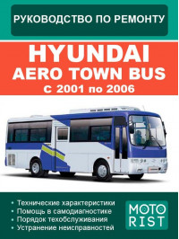 Hyundai Aero Town Bus с 2001 по 2006 год, руководство по ремонту в электронном виде