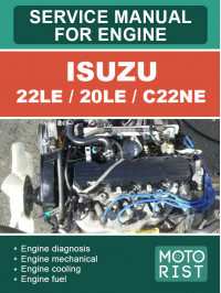 Isuzu 22LE / 20LE / C22NE, руководство по ремонту двигателя в электронном виде (на английском языке)