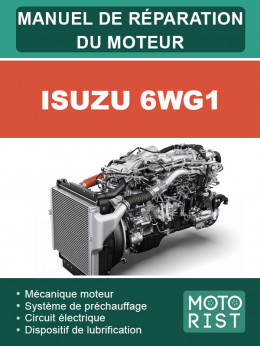 Isuzu 6WG1, керівництво з ремонту двигуна у форматі PDF (французькою мовою)