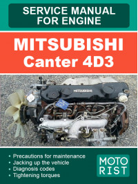 Mitsubishi Canter 4D3 engine, service e-manual