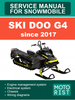 Ski Doo G4 с 2017 года, руководство по ремонту снегоходов в электронном виде (на английском языке)