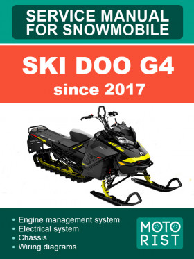 Руководство по ремонту снегоходов Ski Doo G4 с 2017 года в электронном виде (на английском языке)