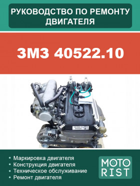 Посібник з ремонту двигуна ЗМЗ 40522.10 у форматі PDF (російською мовою)