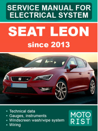 Seat Leon since 2013 electrical system, service e-manual