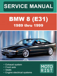 BMW 8 (E31) 1989 thru 1999, service e-manual