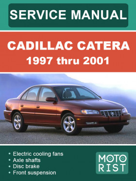 Книга по ремонту Cadillac Catera с 1997 по 2001 год в формате PDF (на английском языке) Книга по ремонту Cadillac Catera с 1997 по 2001 год в формате PDF (на английском языке)