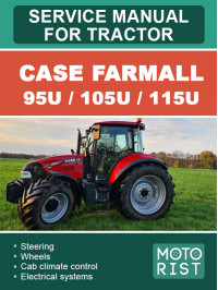 Case Farmall 95U / 105U / 115U, руководство по ремонту трактора в электронном виде (на английском языке)