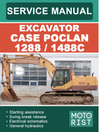 Case Poclan 1288 / 1488C, руководство по ремонту экскаватора в электронном виде (на английском языке)