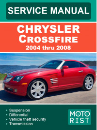 Chrysler Crossfire 2004 thru 2008, service e-manual