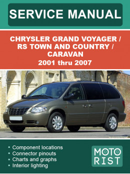 Chrysler Grand Voyager / RS Town and Country / Caravan с 2001 по 2007 год, руководство по ремонту и эксплуатации в электронном виде (на английском языке)