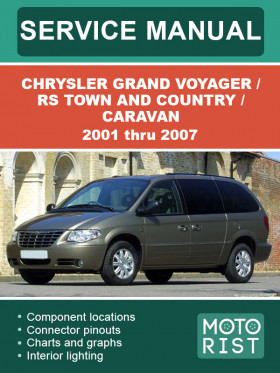 Книга по ремонту Chrysler Grand Voyager / RS Town and Country / Caravan с 2001 по 2007 год в формате PDF (на английском языке)