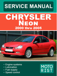 Chrysler Neon 2000 thru 2005, service e-manual