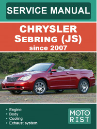 Chrysler Sebring (JS) since 2007, service e-manual