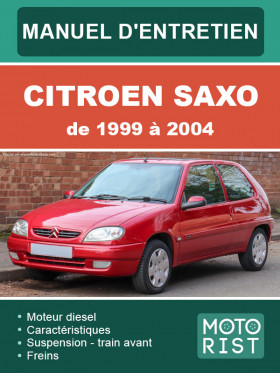 Книга по ремонту Citroen Saxo с 1999 по 2004 год в формате PDF (на французском языке)