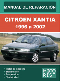 Citroen Xantia с 1996 по 2002 год, руководство по ремонту и эксплуатации в электронном виде (на испанском языке)