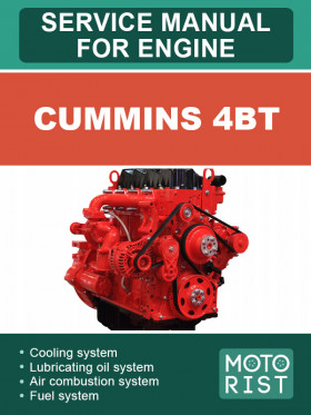 Engines Cummins 4BT, repair e-manual