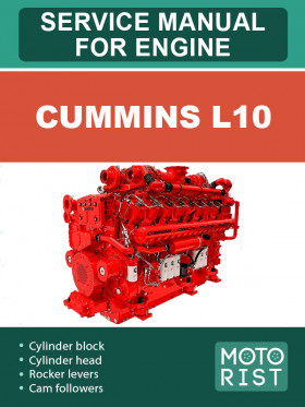 Книга по ремонту двигателей Cummins L10 в формате PDF (на английском языке)