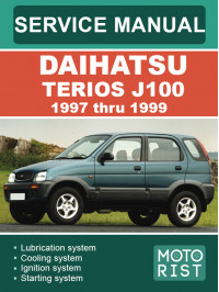 Daihatsu Terios J100 1997 thru 1999, service e-manual