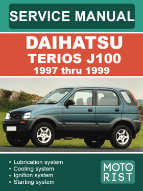 Руководство по ремонту Daihatsu Terios J100 c 1997 по 1999 год, в электронном виде (на английском языке)